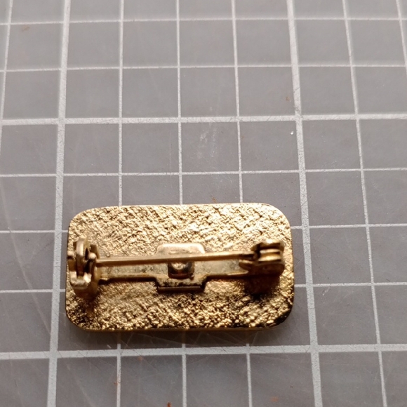 Gold and Black Enamel Pin - Picture 5 of 5